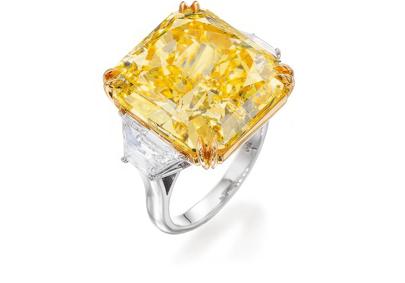 25.88 Ct Diamond Ring in White Gold. Cartier Jewelry Collection Set to Amaze at Bonhams Auction. News
