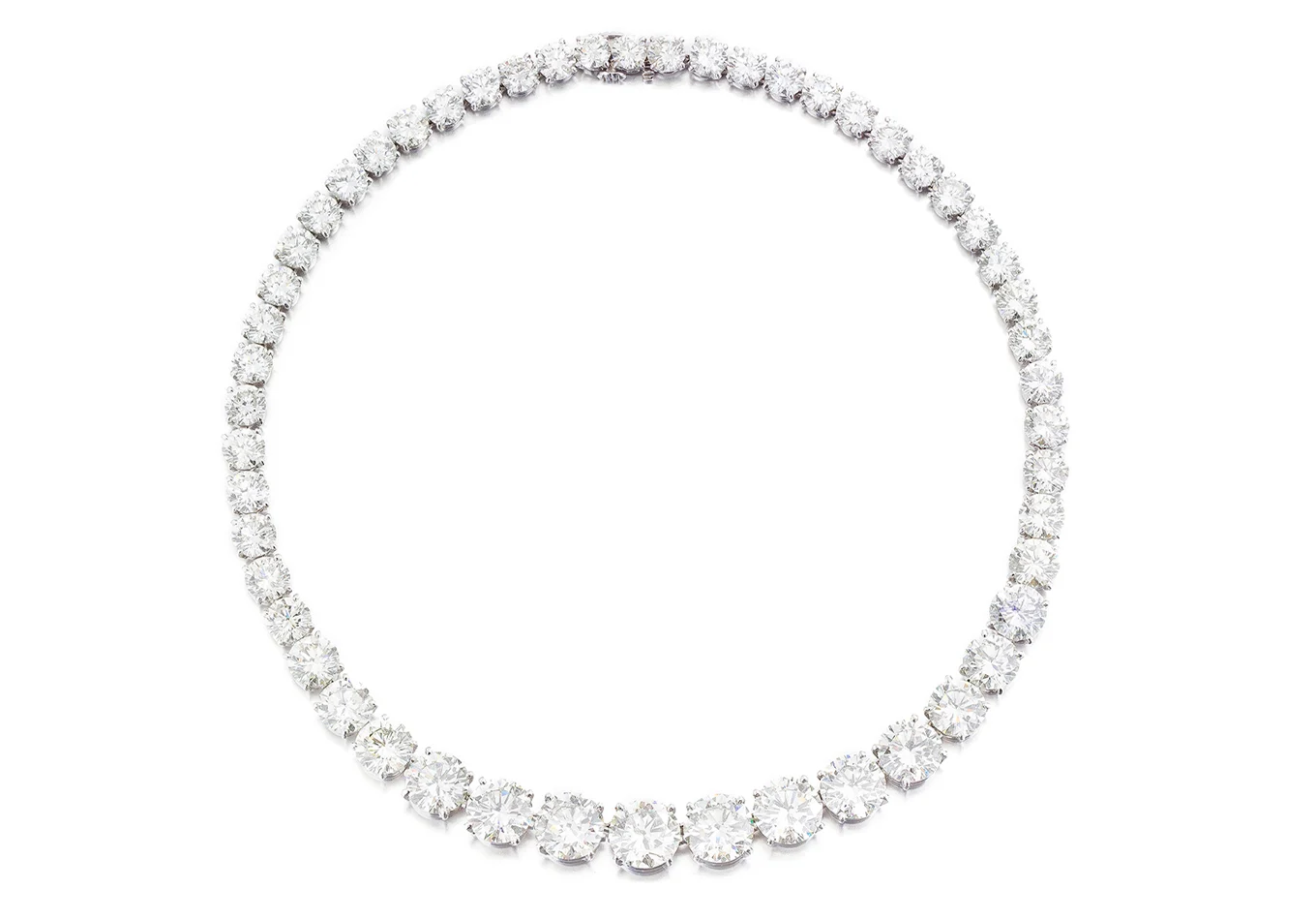 Shirley Bassey Riviera-style Diamond Necklace. Shirley Bassey’s Massive Jewelry Collection is Going Up for Auction. News