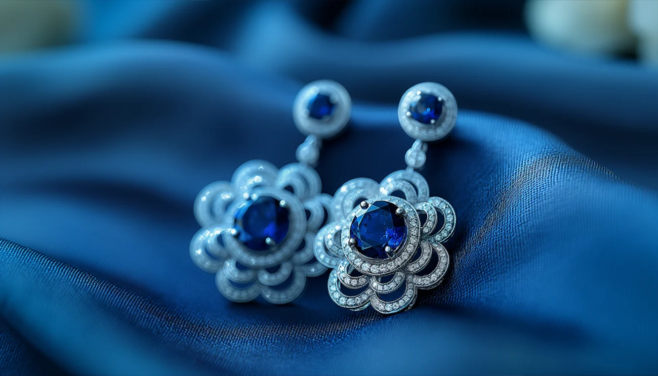 Natural Sapphire Earrings | Olertis | US