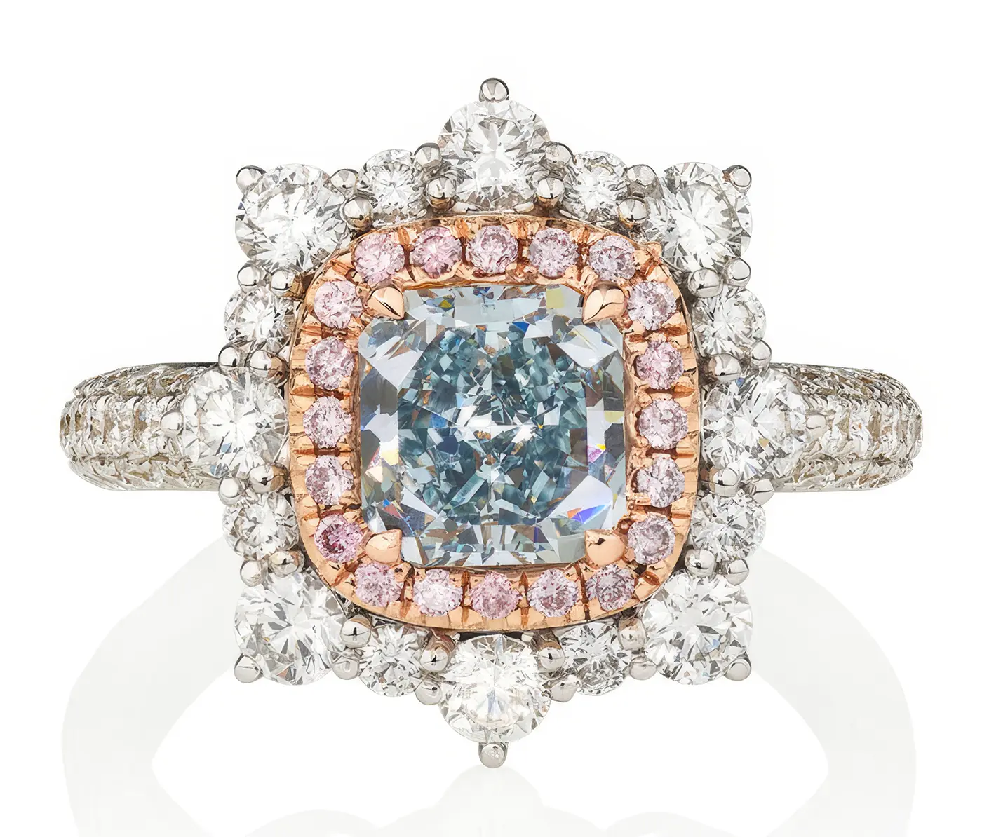 1.36-carat fancy blue diamond ring. Phillips Geneva Sale to Feature 6M Dollars Blue Diamond, Rare Emeralds, and Ruby Masterpieces. US