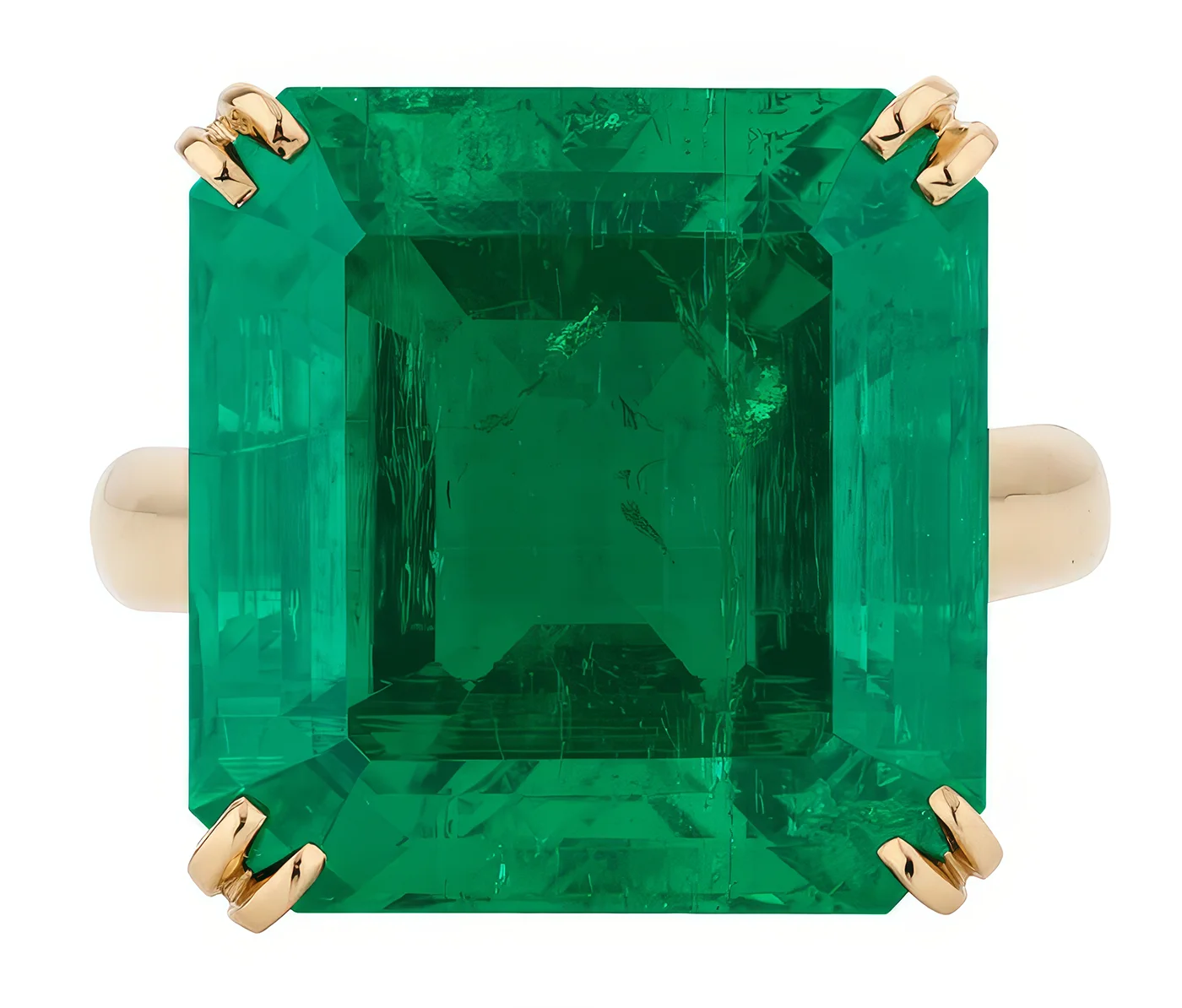 20.49-carat Columbian emerald ring. Phillips Geneva Sale to Feature 6M Dollars Blue Diamond, Rare Emeralds, and Ruby Masterpieces. US