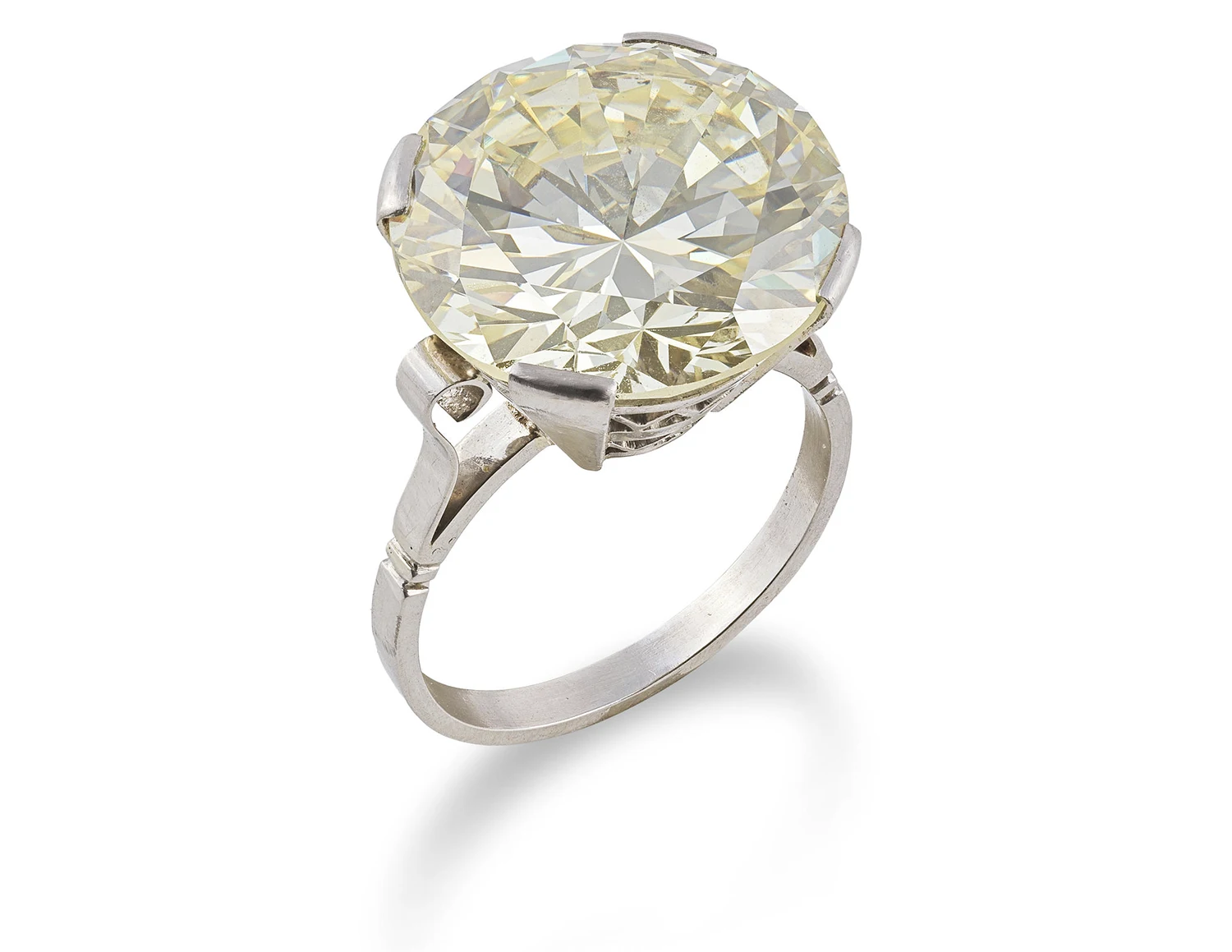 17.19 carat brilliant-cut diamond solitaire ring. View option 2. Exclusive Jewels and Bespoke Art to Star at Bonhams Paris Auction Event. US