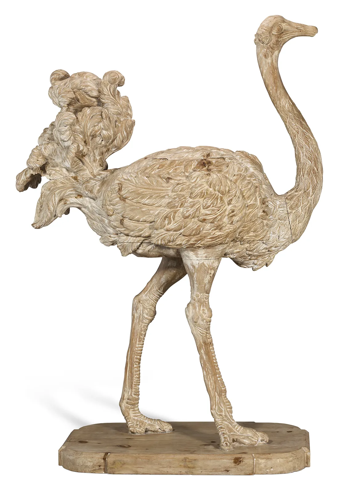 A Carved Ostrich Form Bar Gussy side view. Dressing Boldly, Living Boldly: Iris Apfel’s Treasures on Auction. US