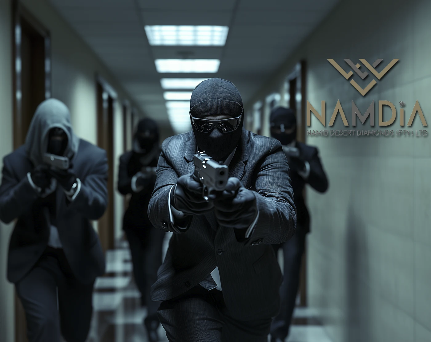 Four robbers rob Namib Desert Diamonds office The Hidden Risks of Diamonds: Namdia Robbery Claims Two Lives. News