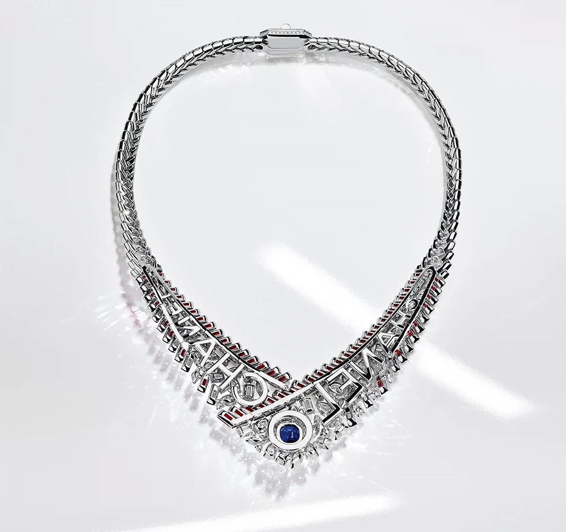 Necklace Haute Joaillerie Sport rear view. Chanel’s Legacy of Luxury Recognized at 2025 GEM Awards. US