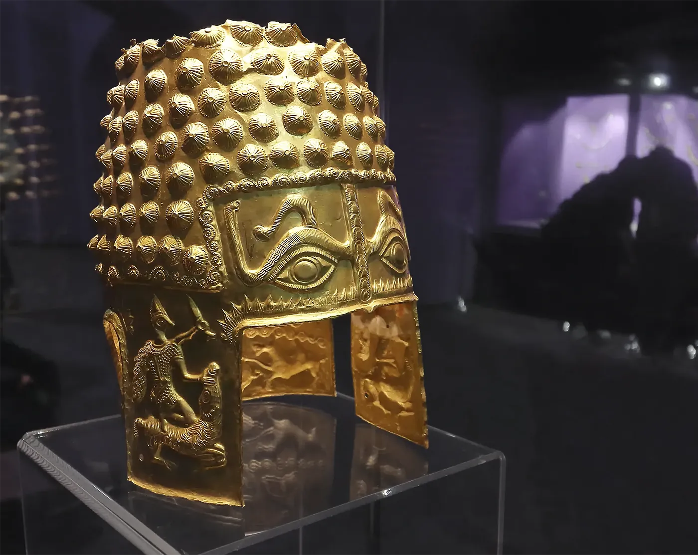 The Cotofenesti Gold Helmet, dating back to 450 BC, was among the priceless artifacts stolen from the Drents Museum in the Netherlands. Interpol Joins Hunt for Stolen Gold Artifacts in Dutch Museum Robbery. News