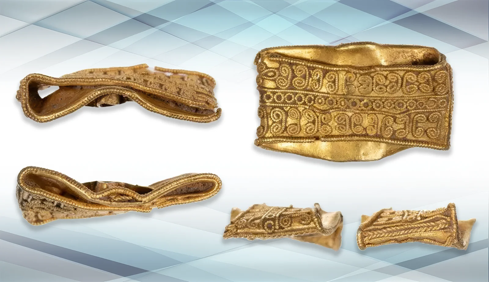 The Intricate Anglo-Saxon Ring different sides. Hidden Treasures: The Top Metal Detecting Discoveries of 2024. US