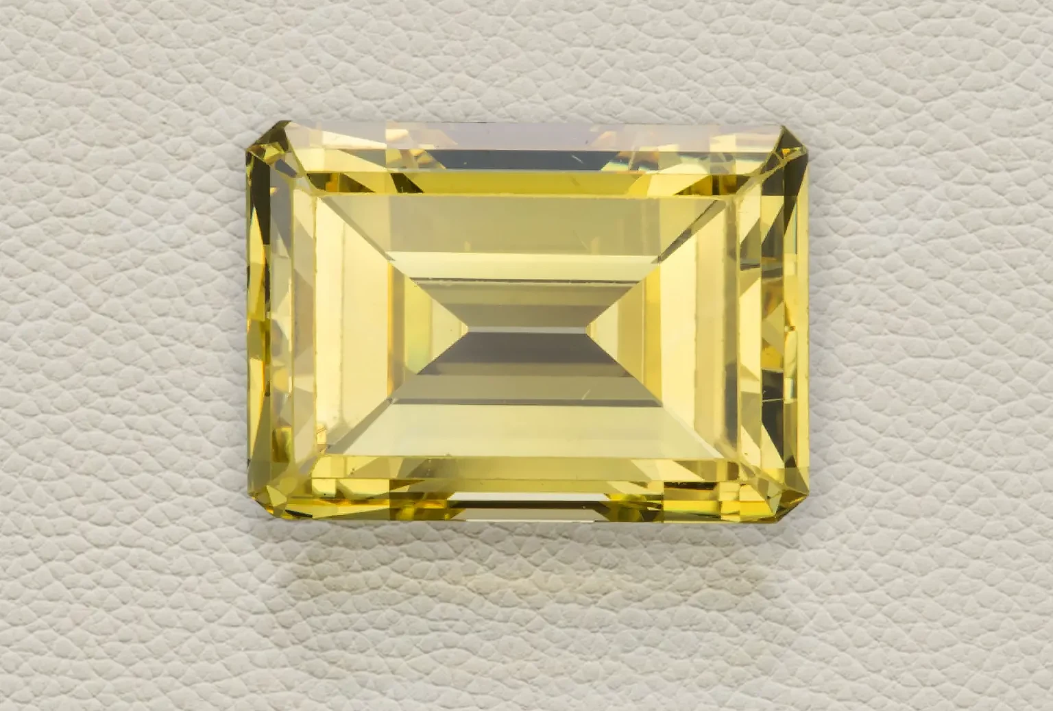 An exquisite 4.11-carat yellow diamond, expertly emerald-cut, from the prestigious Winston Fancy Color Diamond Collection. Smithsonian Receives Historic Diamond Donation from Ronald Winston. News