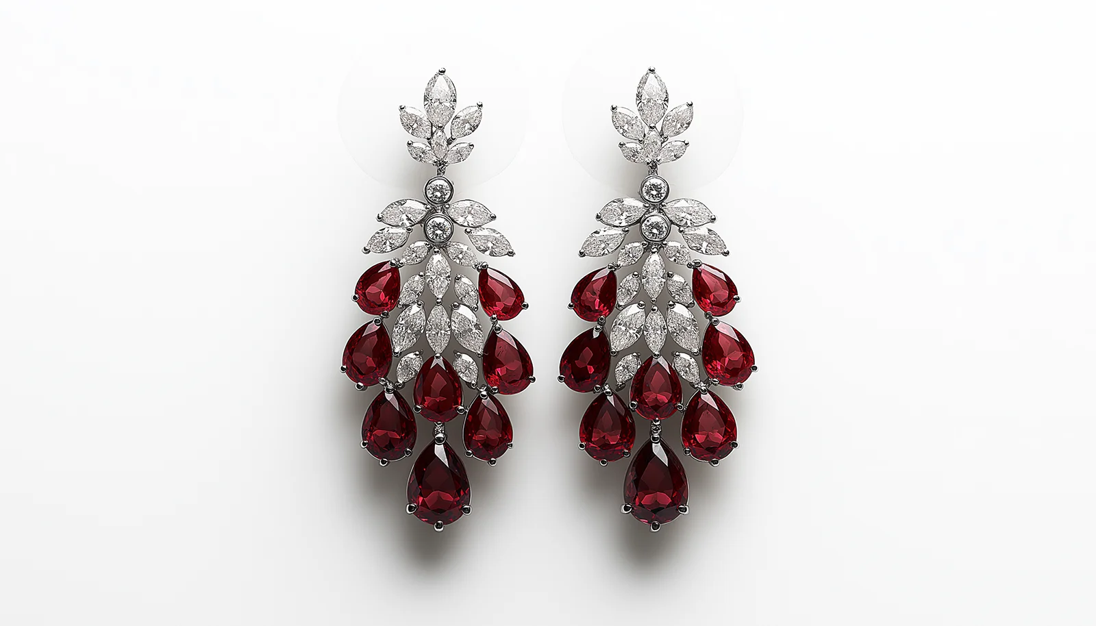 Earrings with garnets rubies diamonds. The Perfect Jewelry to Make Your Loved Ones Smile on February 14. News