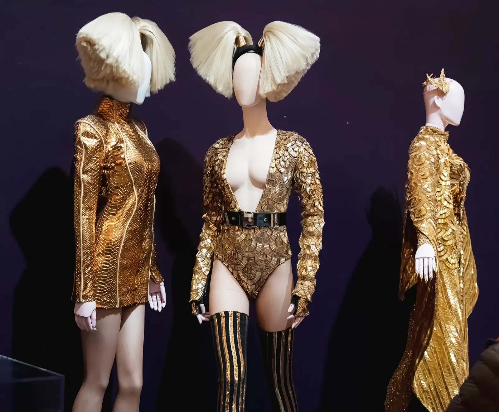 John Galliano's collection 'Egyptian Disco' for Dior. Woven in Gold: Paris Show Traces the History of Gilded Fashion. News