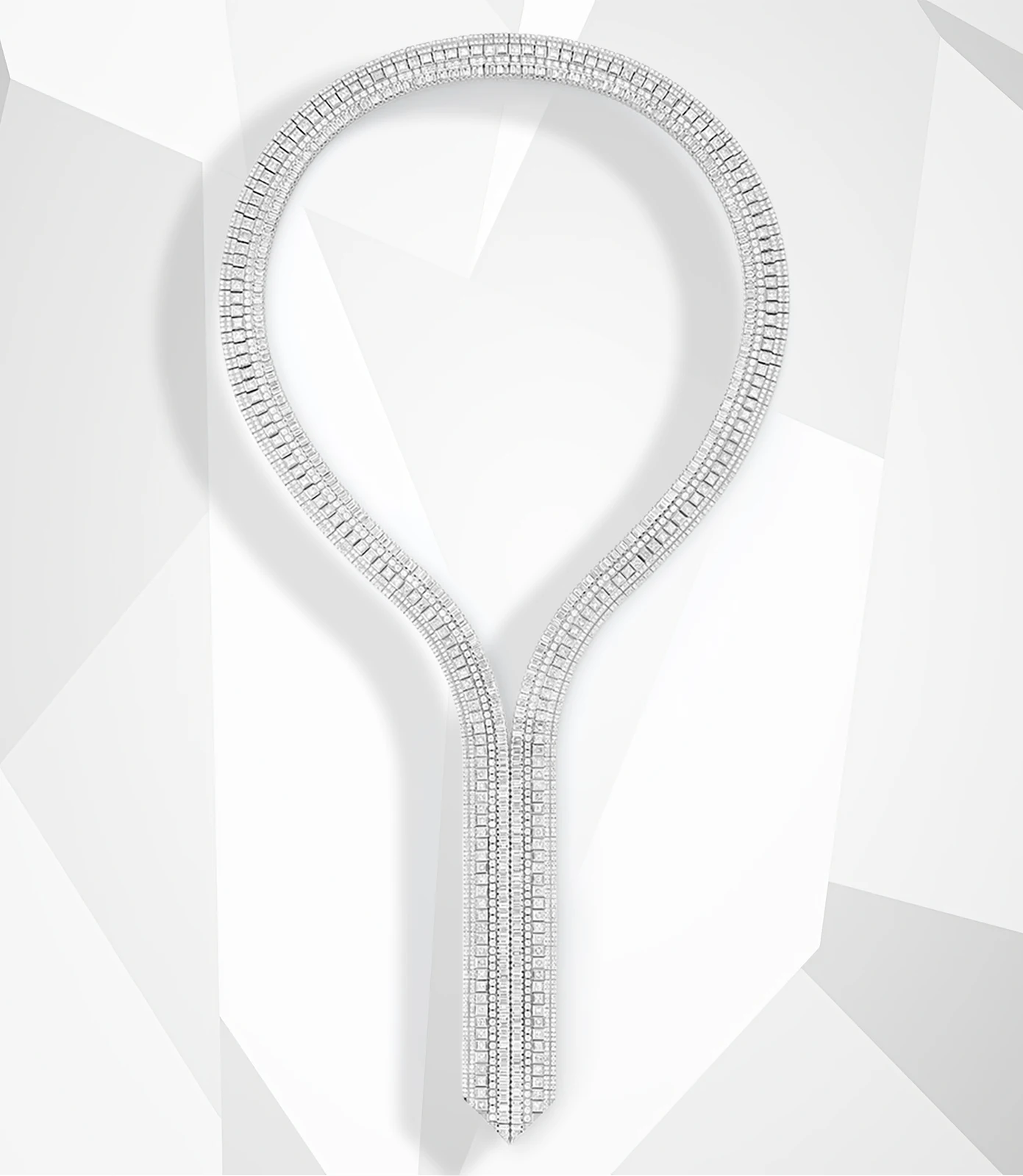 Boucheron Quatre Radiant Edition tie necklace. The 6 Most Stunning Jewelry Moments from the 2025 Oscars—For Both Women & Men. News