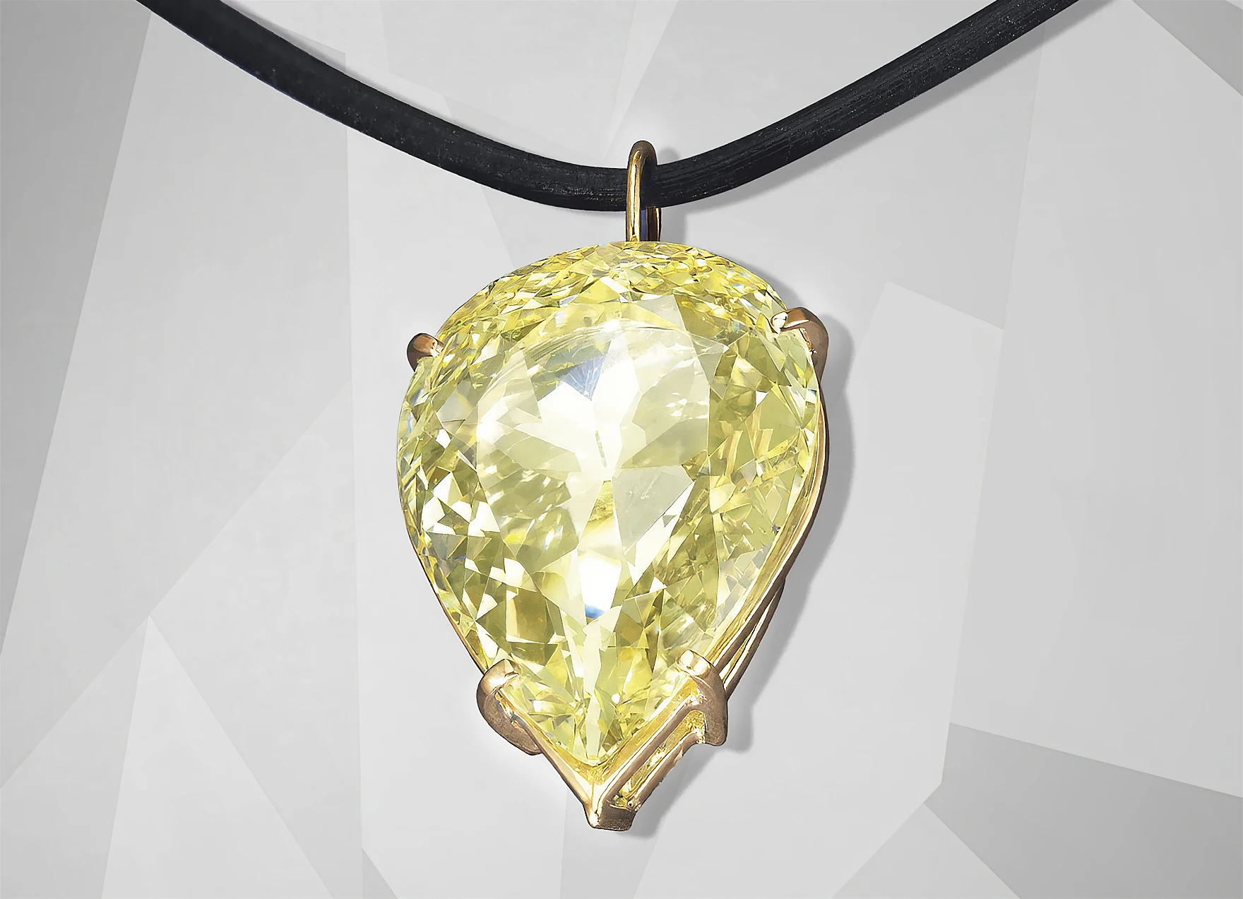 Marilyn Monroe pear cut yellow Moon of Baroda diamond pendant. Stolen, Lost, and Feared: The Fascinating Stories of Legendary Diamonds. News