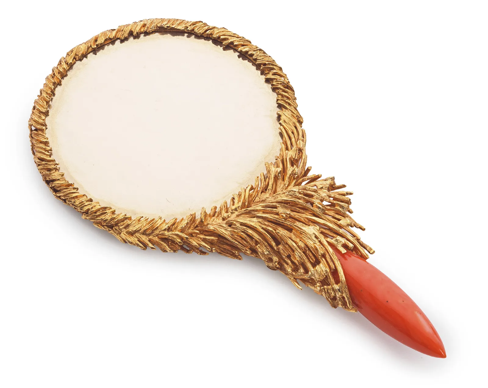 Bonhams Brings the Past to Life with Chaumet’s Hidden Jewels. News | Olertis Chaumet Coral Hand Mirror. Circa 1965. Bonhams Brings the Past to Life with Chaumet’s Hidden Jewels. News