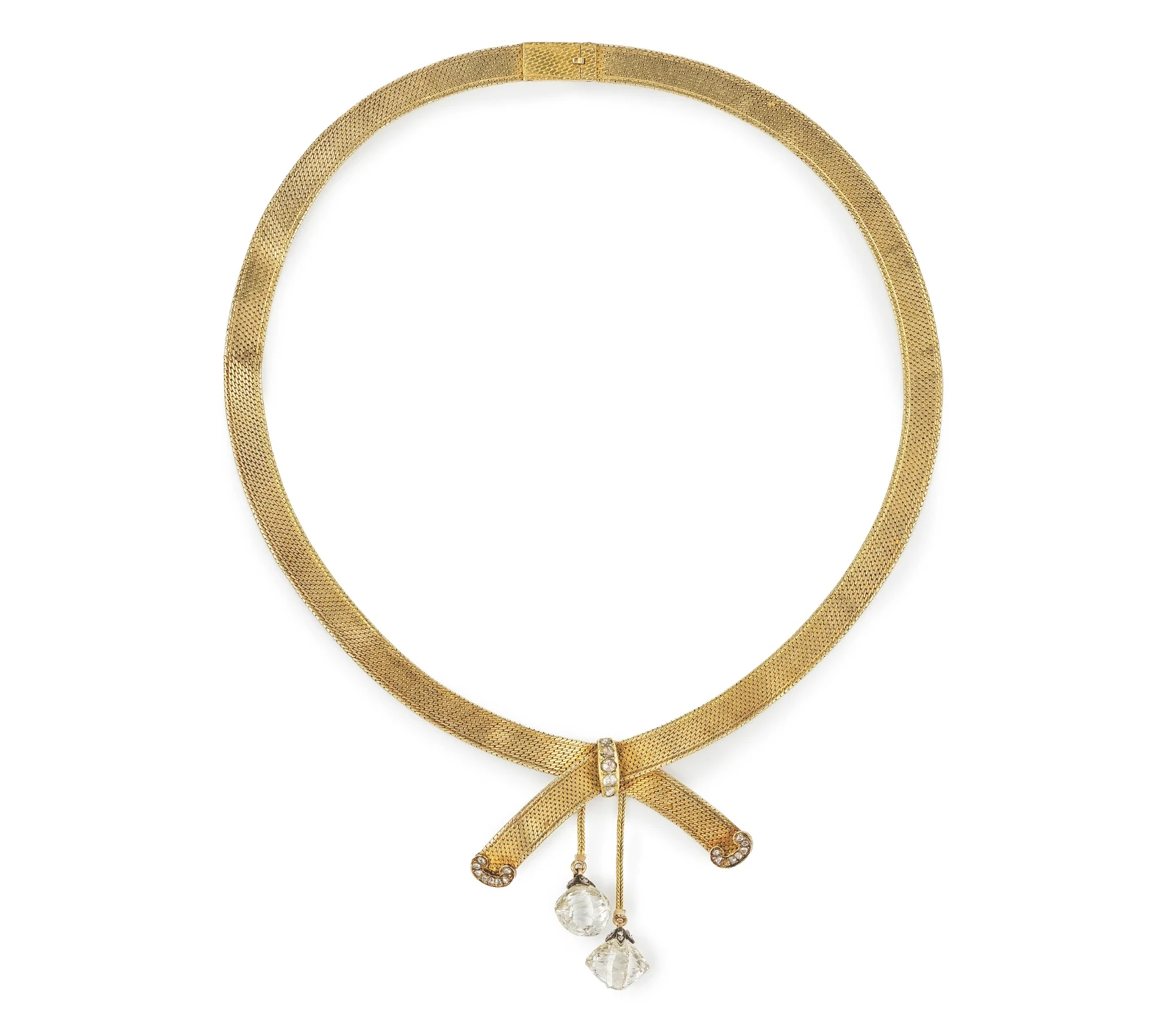 Bonhams Brings the Past to Life with Chaumet’s Hidden Jewels. News | Olertis Gold Diamond Necklace. Circa 1860. Bonhams Brings the Past to Life with Chaumet’s Hidden Jewels. News