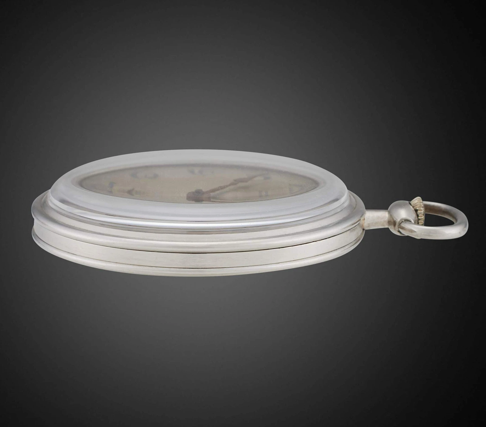 Al Capone’s Personalized Patek Philippe Watch Will Be Sold at Sotheby’s Next Month. News | Olertis Al Capone Platinum Pocket Watch, Side View. Al Capone’s Personalized Patek Philippe Watch Will Be Sold at Sotheby’s Next Month. News