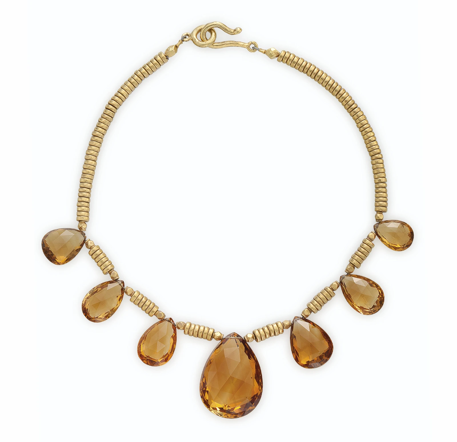 A Glimpse into Joan Rivers’ Jewelry Collection: Was It Really Worth 2.5 Million dollars? News | Olertis Choker of gold beads accented by seven citrine teardrops. A Glimpse into Joan Rivers’ Jewelry Collection: Was It Really Worth 2.5 Million dollars? News