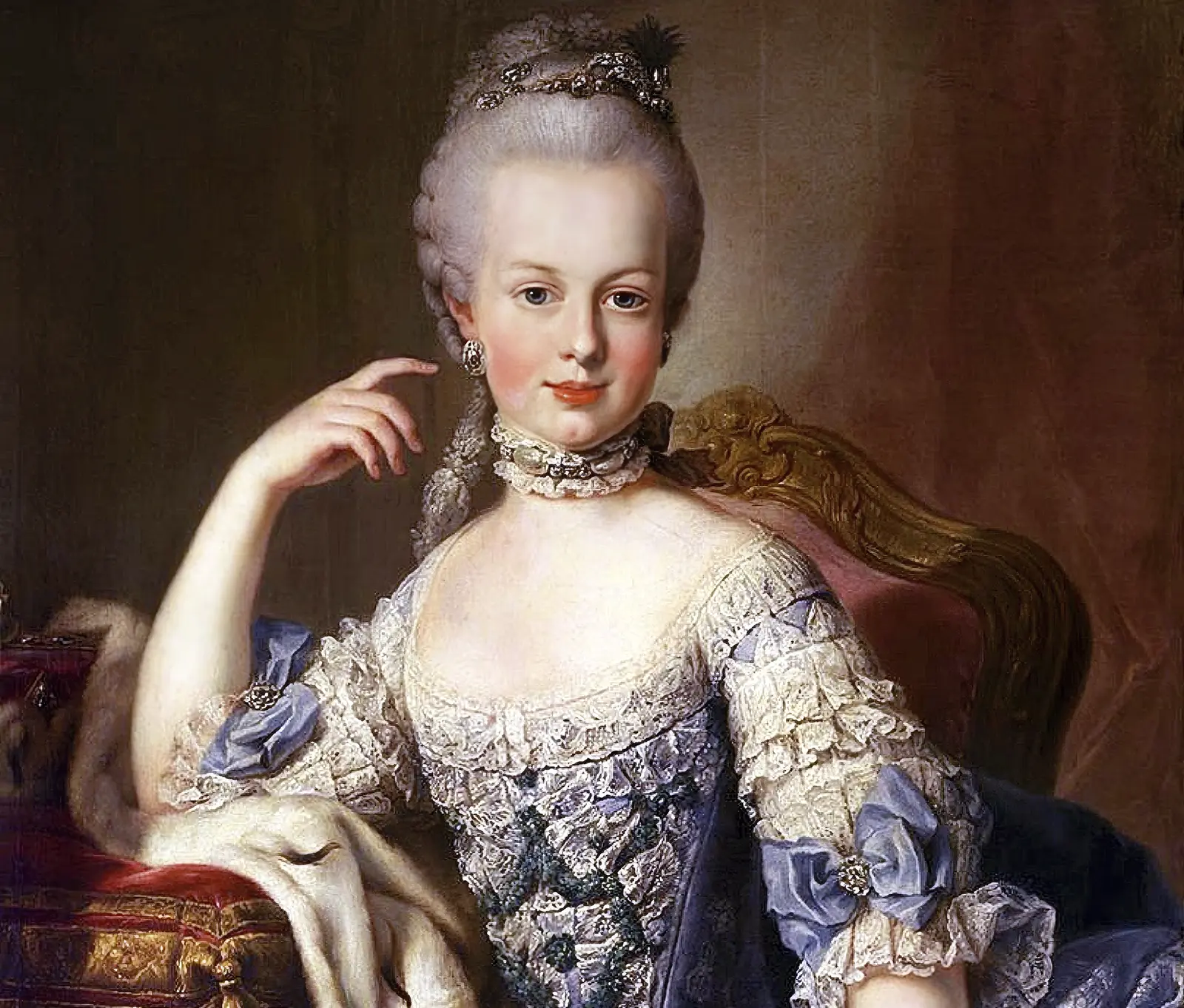 Maria Antonia by Martin van Meytens c.1767-1768. Marie Antoinette’s Historic Pink Diamond Will Be Auctioned at Christie’s. News