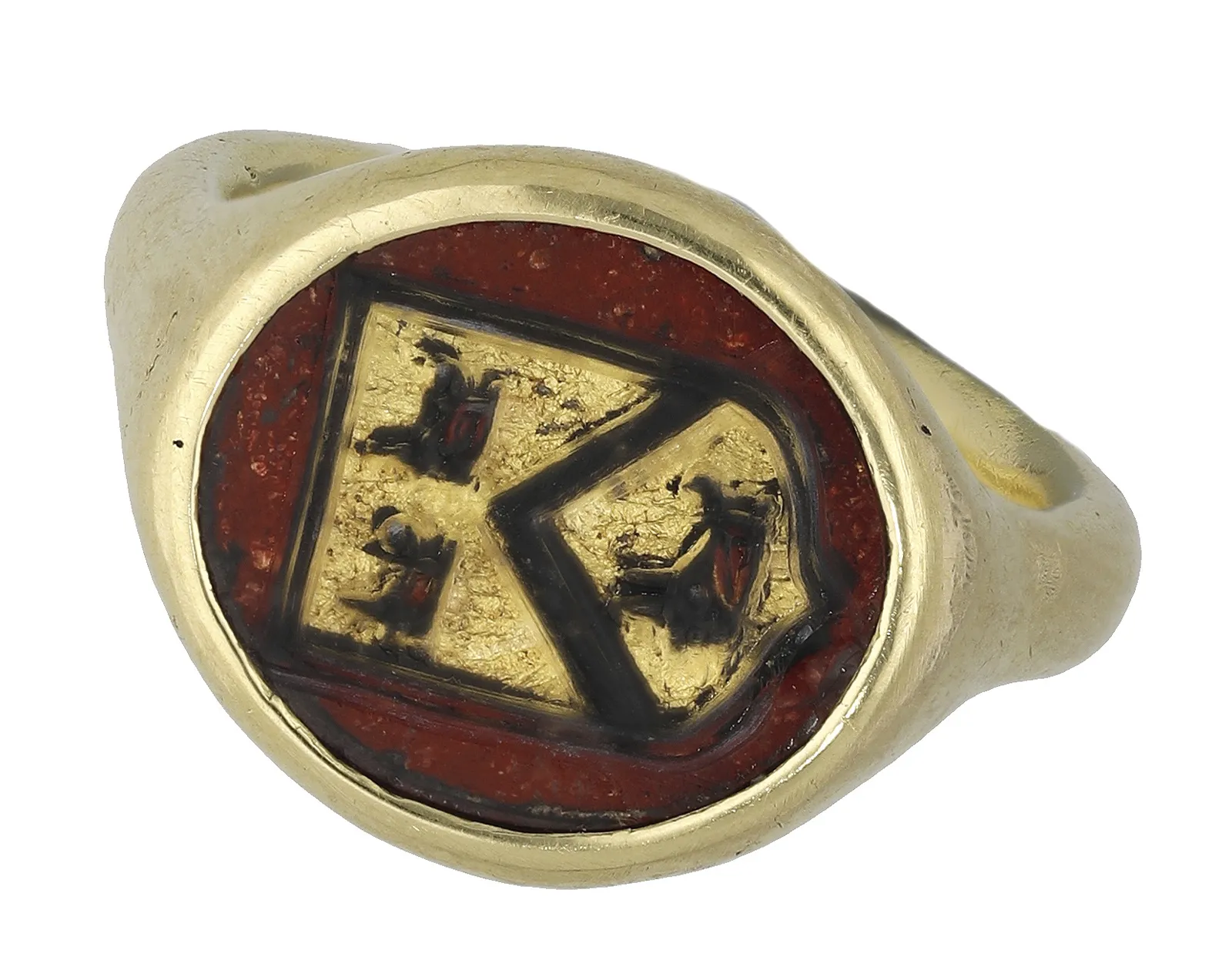An Unusual 16th-Century ‘Gresham Grasshopper’ Ring Will Be Sold in the United Kingdom. News | Olertis Ring seal, top view. An Unusual 16th-Century ‘Gresham Grasshopper’ Ring Will Be Sold in the United Kingdom. News