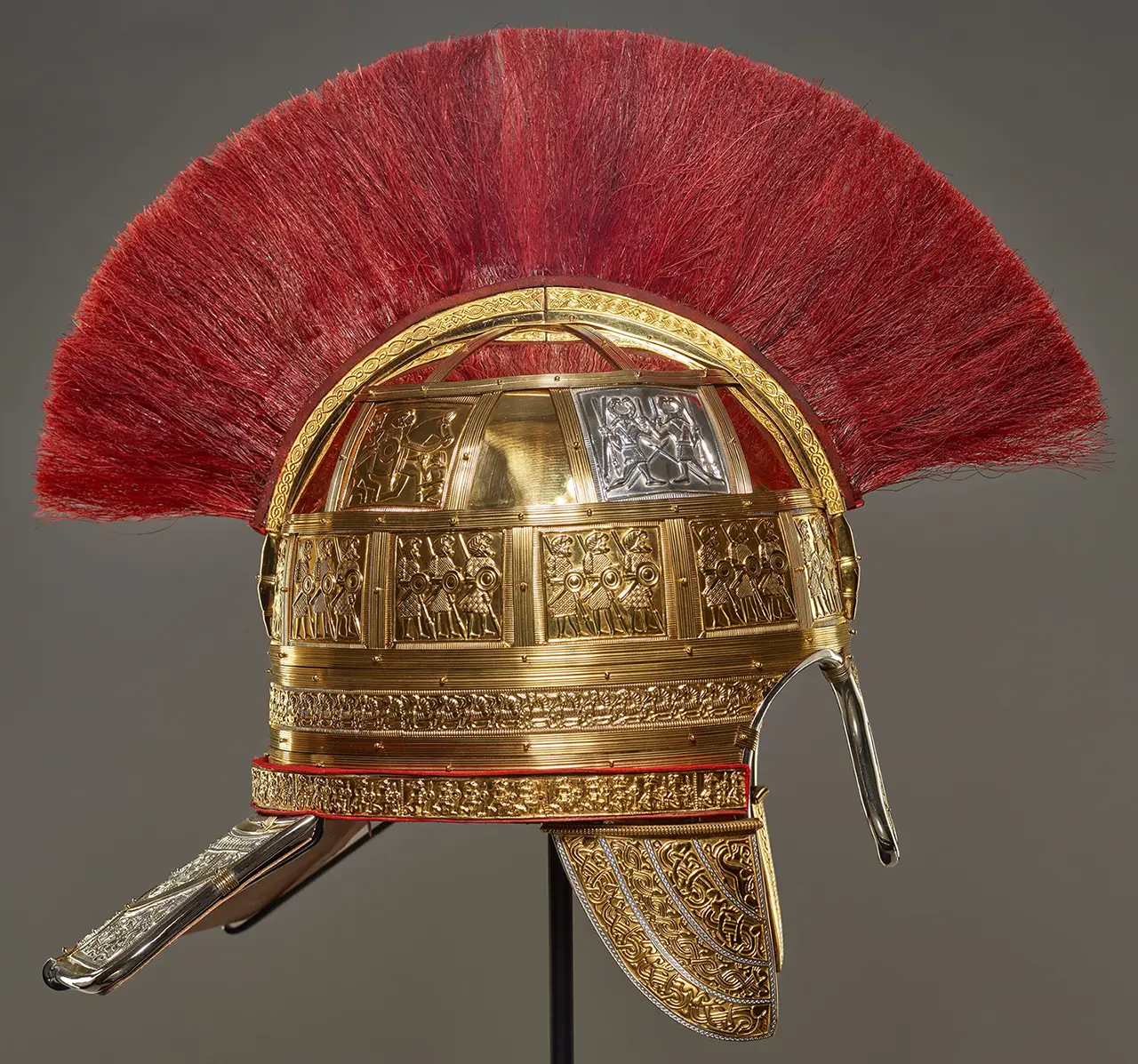 The Staffordshire Hoard: Who Buried It and Why? News | Olertis Reconstruction of a decorative golden helmet composed of fragments found in the Staffordshire hoard. The Staffordshire Hoard: Who Buried It and Why? News