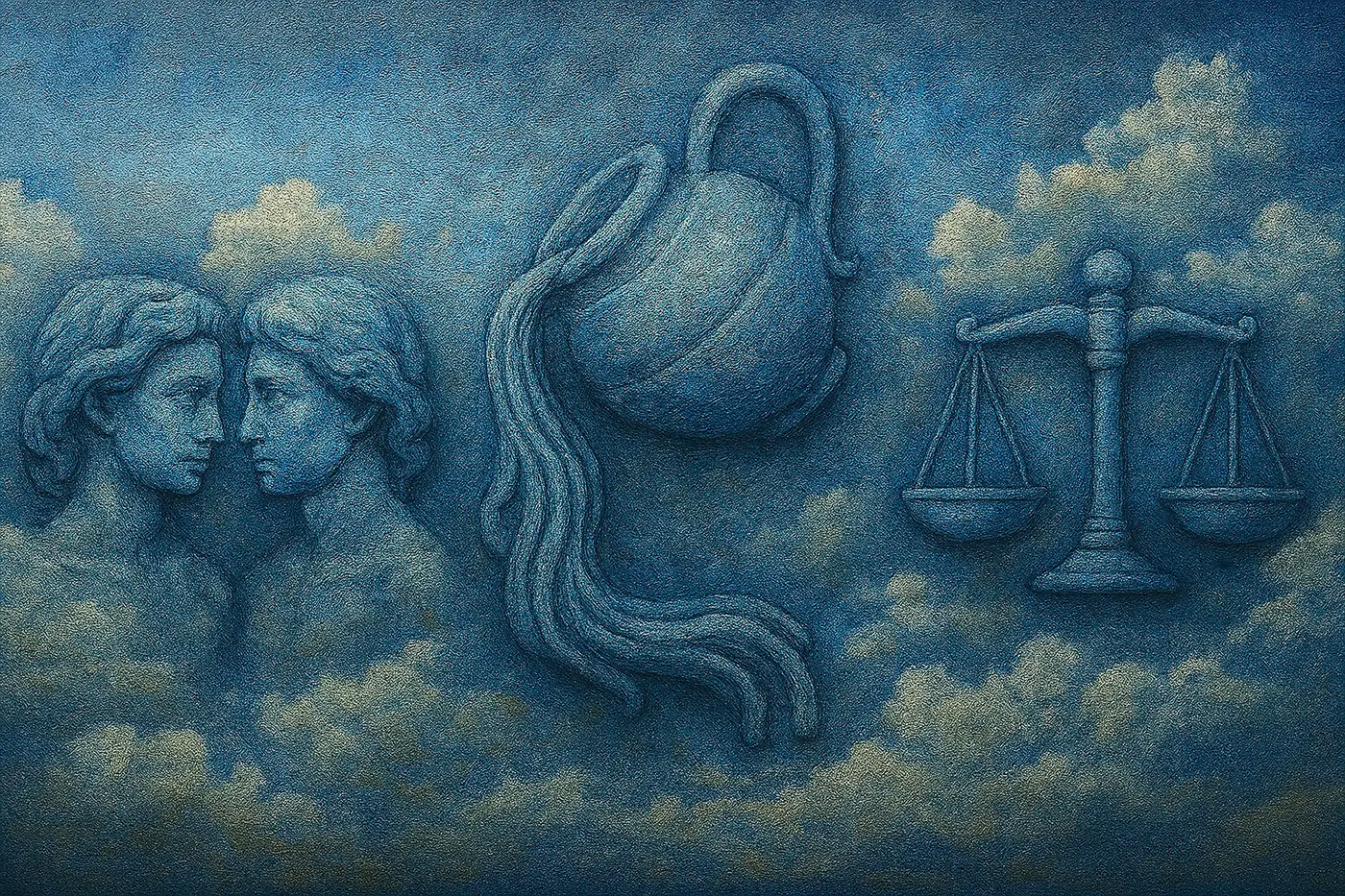 How to Find Your Perfect Stone: The Science of Zodiac Signs. News | Olertis Set against the air, sky, and clouds are Gemini, Aquarius, and Libra. How to Find Your Perfect Stone: The Science of Zodiac Signs. News