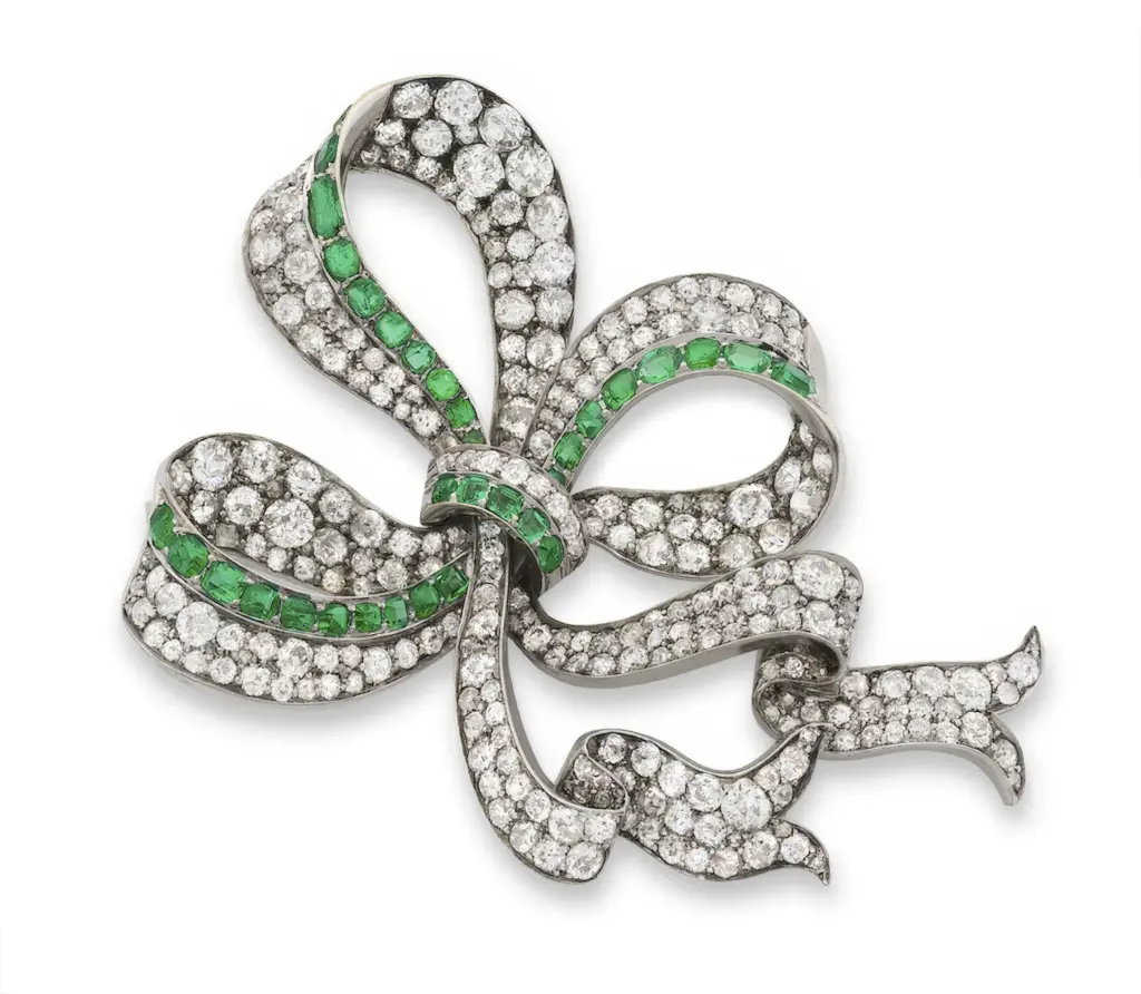 Vanderbilt Jewels From the Gilded Age Will Be Auctioned in Geneva. News | Olertis Late 19th-century emerald and diamond brooch. Vanderbilt Jewels From the Gilded Age Will Be Auctioned in Geneva. News