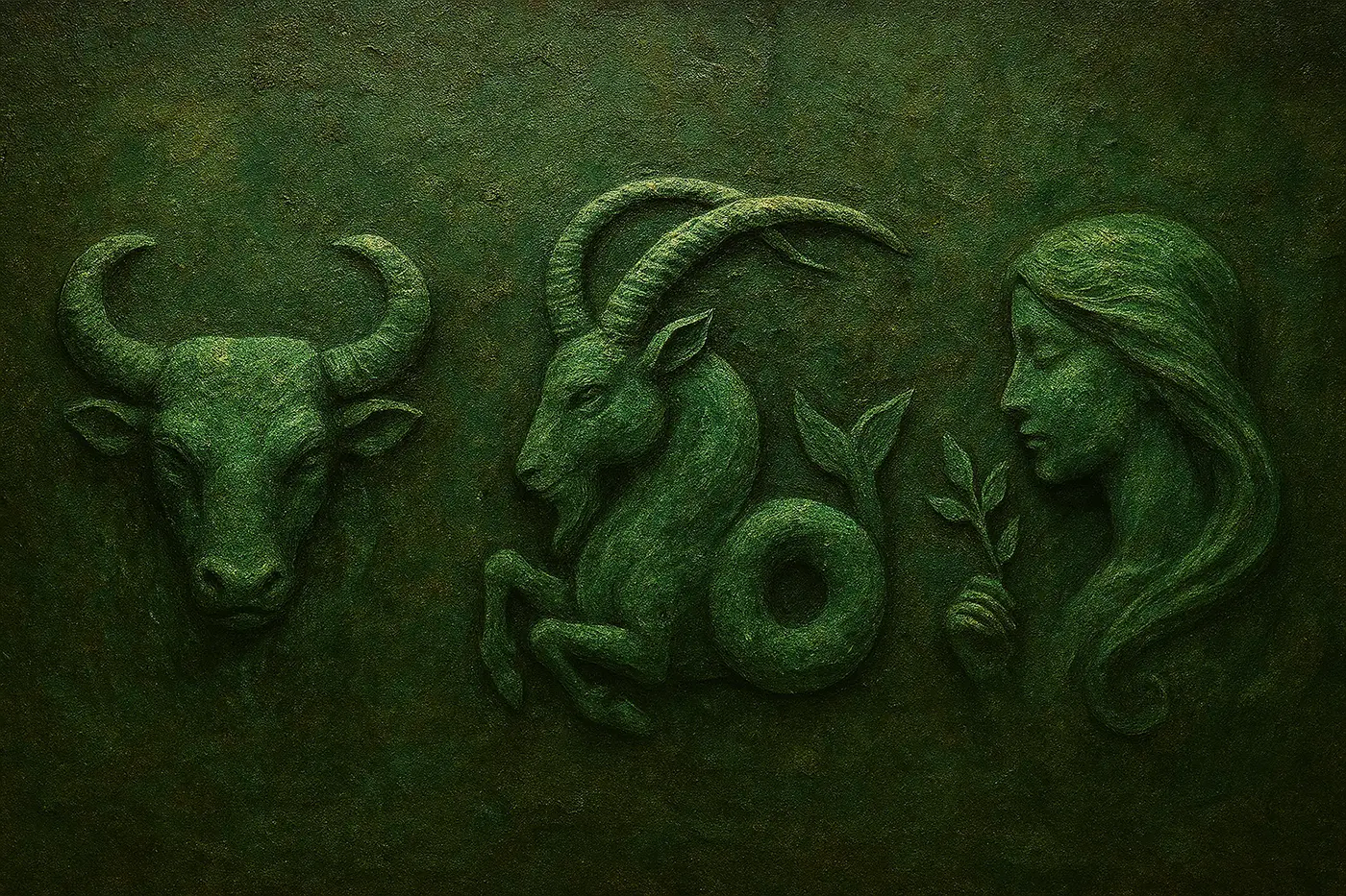 How to Find Your Perfect Stone: The Science of Zodiac Signs. News | Olertis Against an earthy background lie Taurus, Capricorn, and Virgo. How to Find Your Perfect Stone: The Science of Zodiac Signs. News