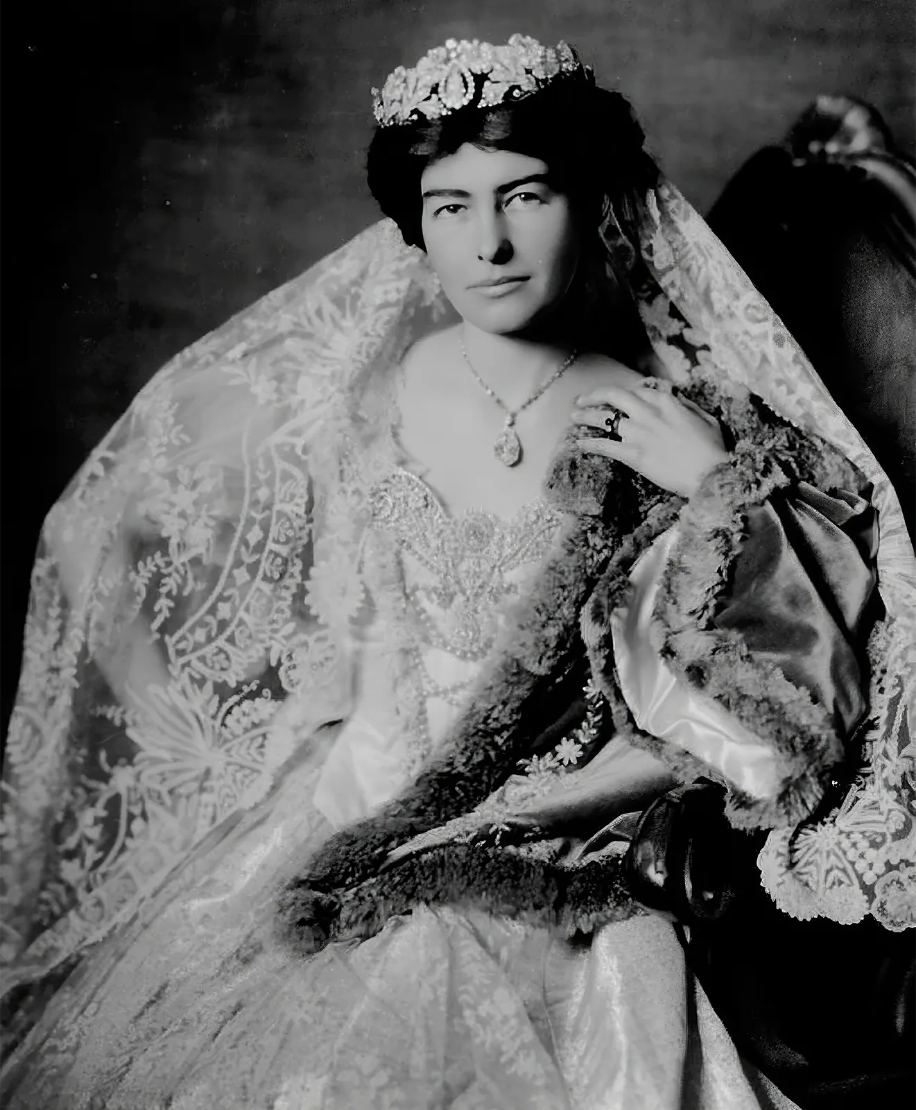 Vanderbilt Jewels From the Gilded Age Will Be Auctioned in Geneva. News | Olertis Gladys Vanderbilt, Countess Széchényi, wore the tiara at the 1916 Coronation of Emperor Charles and Empress Zita of Austria. Vanderbilt Jewels From the Gilded Age Will Be Auctioned in Geneva. News
