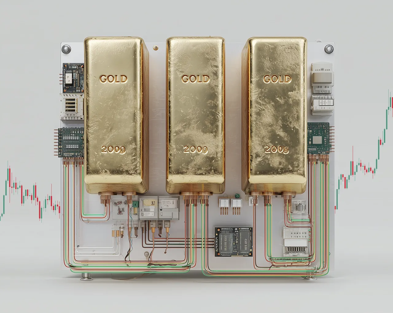Gold is connected to an electronic network. The WGC Has Proposed to Digitize Gold. News